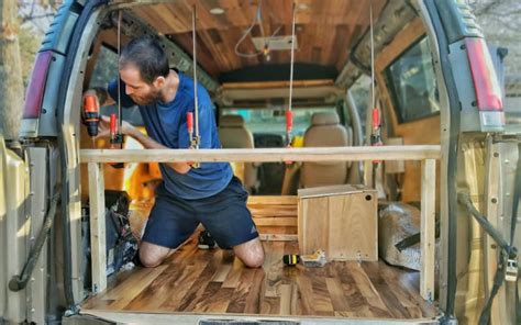 Chevy Astro Camper Van Build Pull Out Slat Bed Seeking 45 Off