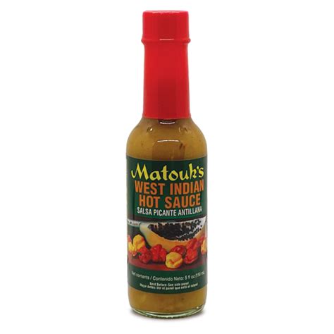 Matouks West Indian Hot Pepper Sauce 5oz First World Imports