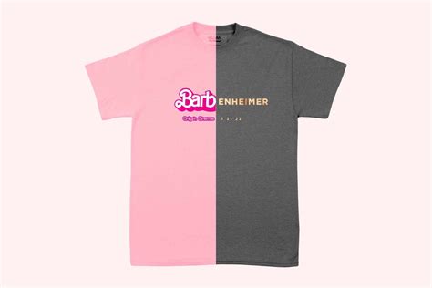 Finally Theres A Barbie And Oppenheimer Crossover T Shirt