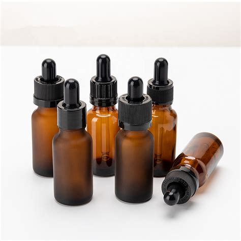 Top Selling Ml Custom Dropper Amber Essential Oil Glass Bottle With