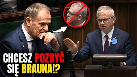 TUSK CHCE SIĘ POZBYĆ BRAUNA KONFEDERACJA ZASKAKUJE YouTube