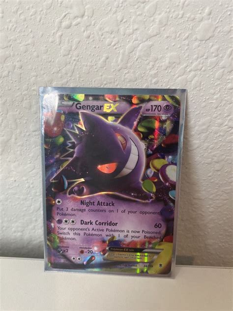 Mavin Pokemon Card Gengar EX HOLO 34 119 XY Phantom Forces Set Ultra