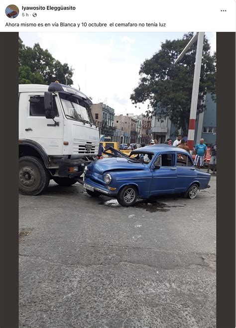 Reportan Accidente De Tránsito En La Habana