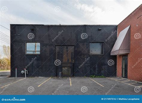 A Small Business Building Exterior Stock Photo - Image of public ...