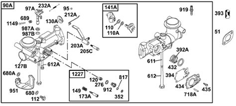 Troy Bilt Pony Carburetor Diagram