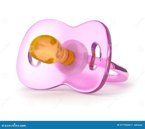 Pink Silicone Pacifier Stock Photo Image Of Background 47776342