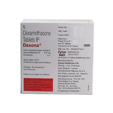 Dexona Dexamethasone Tablets 0 5mg At Rs 199 Stripe In Surat ID