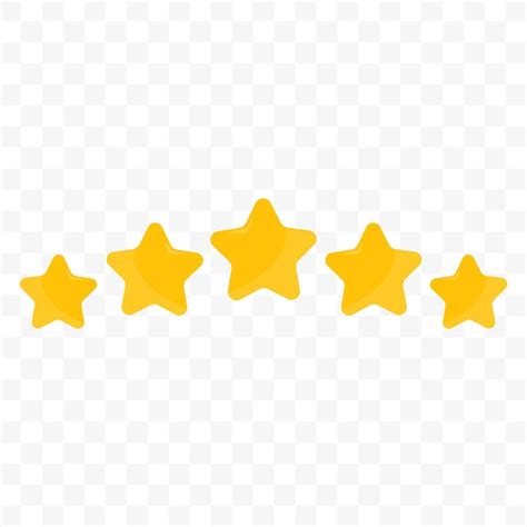 Premium Vector Vector Five Stars Customer Product Rating Review