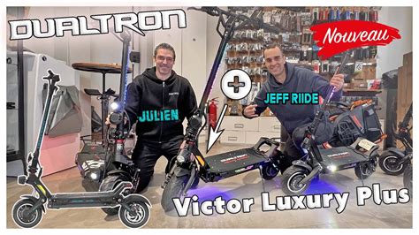 Trottinette Electrique Km H Dualtron Victor Luxury Plus Youtube