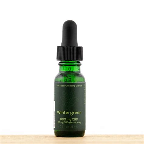 Wintergreen Full Spectrum Hemp Extract Extracts Fiddlers Green Farm