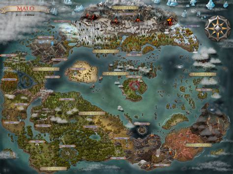 World of Malo: My first world map for my fantasy world. Continents and layout inspired by Pangea ...