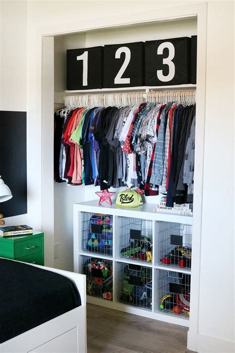 Boys Room Easy Closet Organization And Decor Ideas