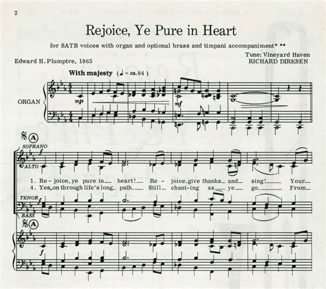 Rejoice Ye Pure In Heart Hymnology Archive