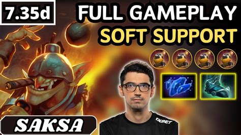 Avg Mmr Saksa Techies Soft Support Gameplay Assists Dota