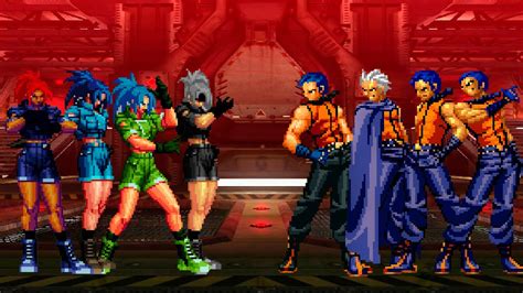 Kof Mugen Leona Heidern Team Vs K Team Youtube