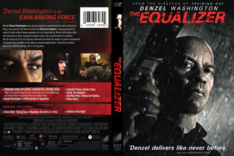 The Equalizer DVD Cover (2014) R1 Custom Art