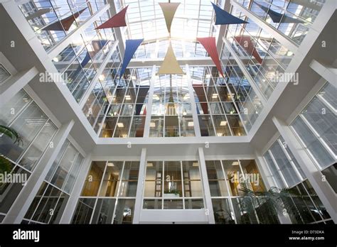 Office Building Atrium Stock Photo Alamy