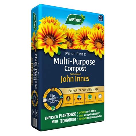 Westland Peat Free Multi Purpose Compost With John Innes 50ltr 40ltr