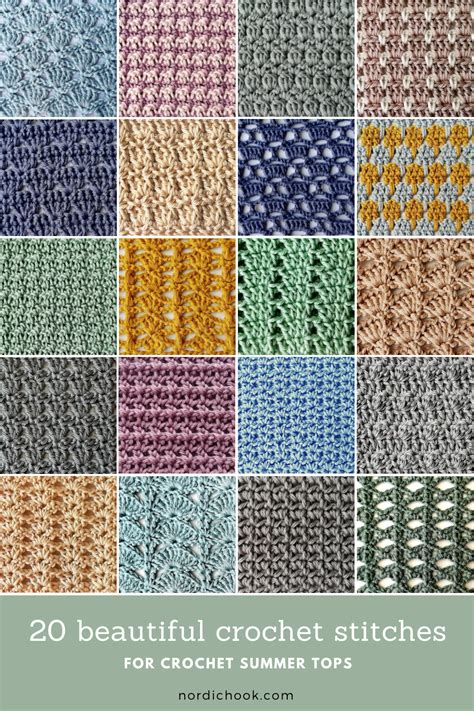 Cute Crochet Stitches For Tops Artofit