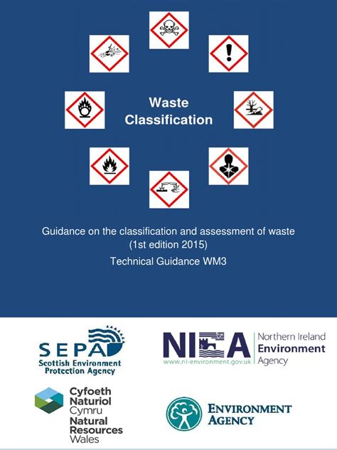 Waste Classification Technical Guidance Wm3 Pdf Toxicity Waste