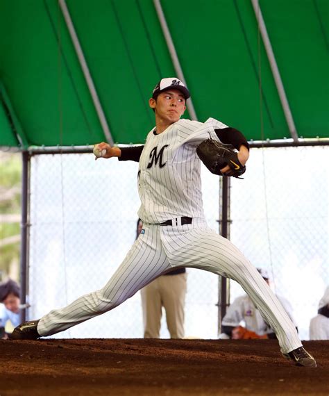 ロッテ佐々木朗希ブルペン動画、正午で38万回再生 プロ野球写真ニュース 日刊スポーツ