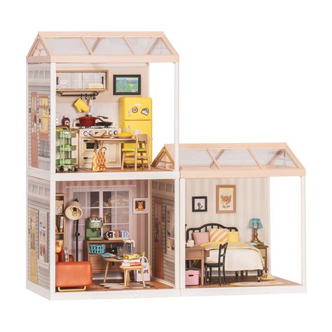 Rolife Super Creator Plastic Diy Mini House 3 In 1 Shape Robotime Online