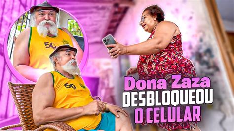 Dona Zaza Pegou O Celular De Luiz Do Som E Desbloqueou Luiz Do Som