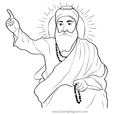 Happy Gurpurab Coloring Page for Kids - Free Guru Nanak Gurpurab Printable Coloring Pages Online ...