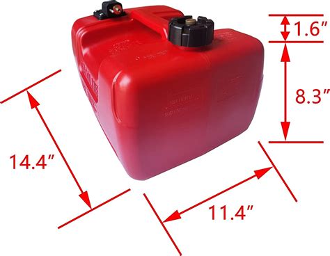 Portable Marine Fuel Tank 12l 3 Gallon And 32 858104k08 Outboard Fuel Li Ifjf Direct