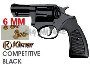 0501052 PISTOLA A SALVE MODELLO COMPETITIVE CAL 6MM NERA KIMAR