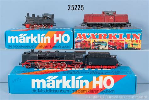 Konv 3 Märklin H0 Lokomotiven dabei 3029 Tenderlok Achsfolge C