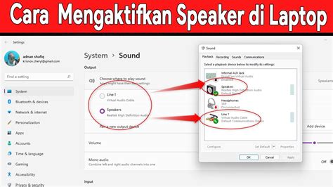 Cara Mengaktifkan Speaker Di Laptop Youtube