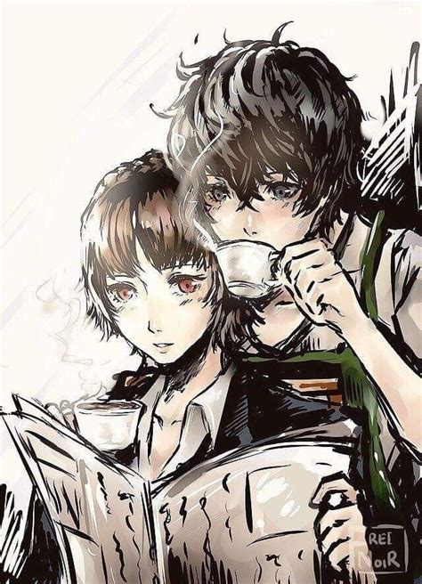 Makoto And Ren Amazing Art By Freinoir You Can Find More At His