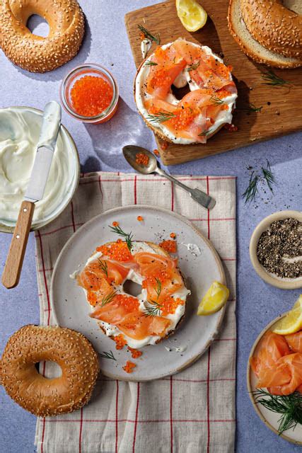 Smoked Salmon Bagels Donal Skehan Eat Live Go