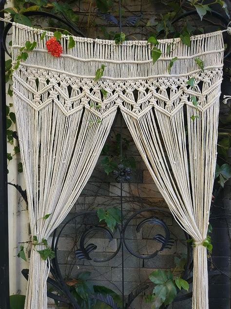 Riseon Macrame Wall Hanging Tapestry Macrame Door Hanging