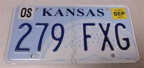 2013 Kansas Handicapped License Plate Motorcycle