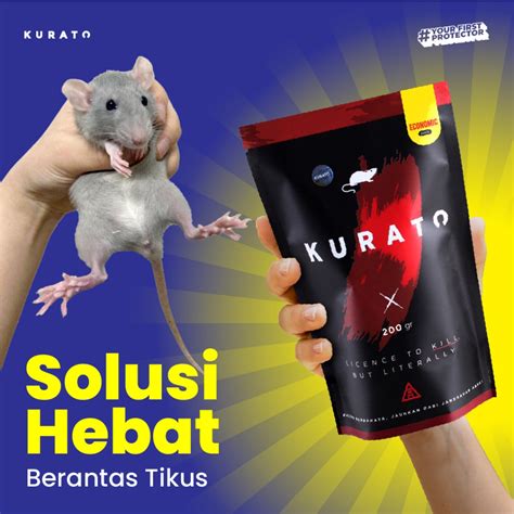 Jual KURATO Original Racun Tikus Paling Ampuh Mati Di Tempat Terang