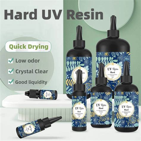 Pegamento Duro De Resina Uv Transparente Curado Ultravioleta Resina