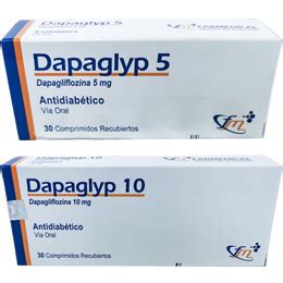 Dapaglyp Comprimidos recubiertos INFOMERC Vademécum Farmacéutico Bolivia