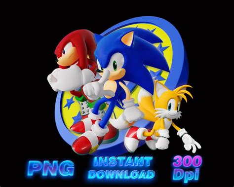 Sonic The Hedgehog Png Sonic Png Transparent Image Etsy Australia