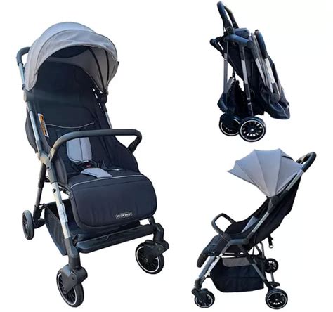 Coche Cuna Beb Mega Baby Aria Ultraliviano Y Compacto