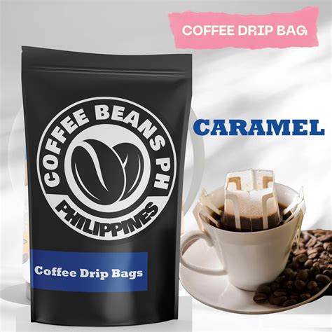 Caramel Drip Bags Flavored Coffee Beans Premium Blend Coffee Beans Ph