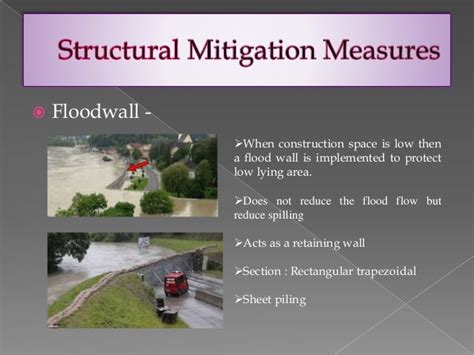 types of flood & flood mitigation/management techniques - damages