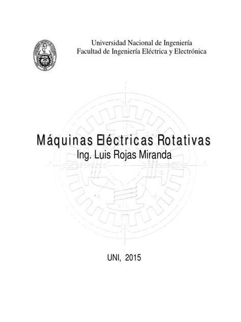 Clasificación Y Tipos De Máquinas Eléctricas Rotativas De Corriente