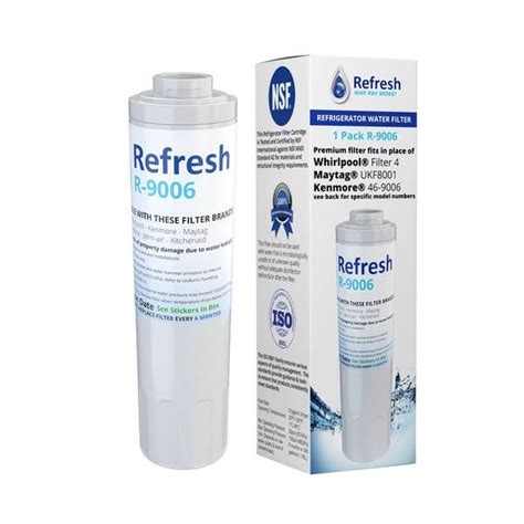 Replacement Refresh R-9006 Refrigerator Water Filter For Maytag UKF8001 ...