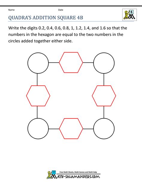 4th Grade Math Puzzles