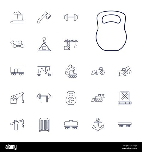 Heavy Icons Royalty Free Vector Image Stock Vector Image And Art Alamy