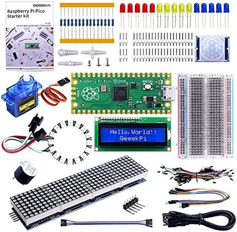 GeeekPi Ultimate Starter Kit Comes With Raspberry Pi Pico W UNO R3