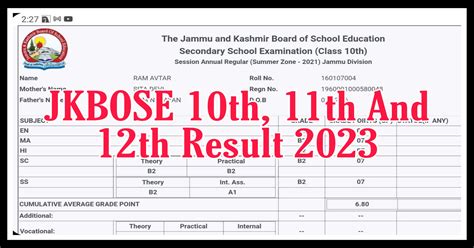 Jkbose Big Statement On Th Th And Th Annual Regular Results