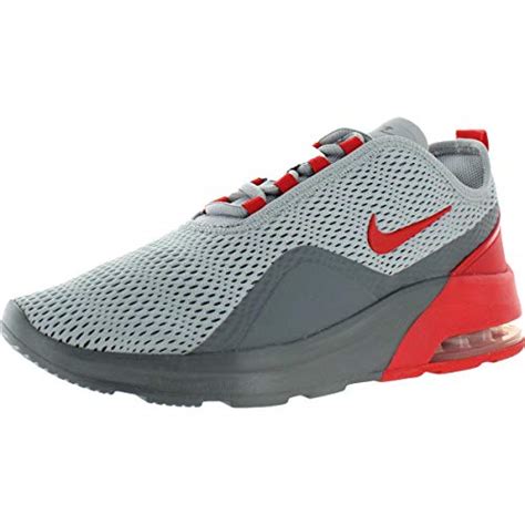 Nike Men's Air Max Motion 2 Running Shoe, Wolf Grey/University Red/Cool ...